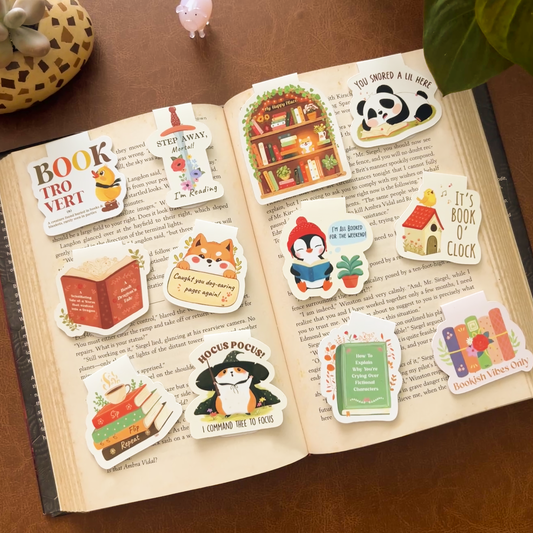 The Ultimate Bookish Set of 12 Magnetic Bookmarks