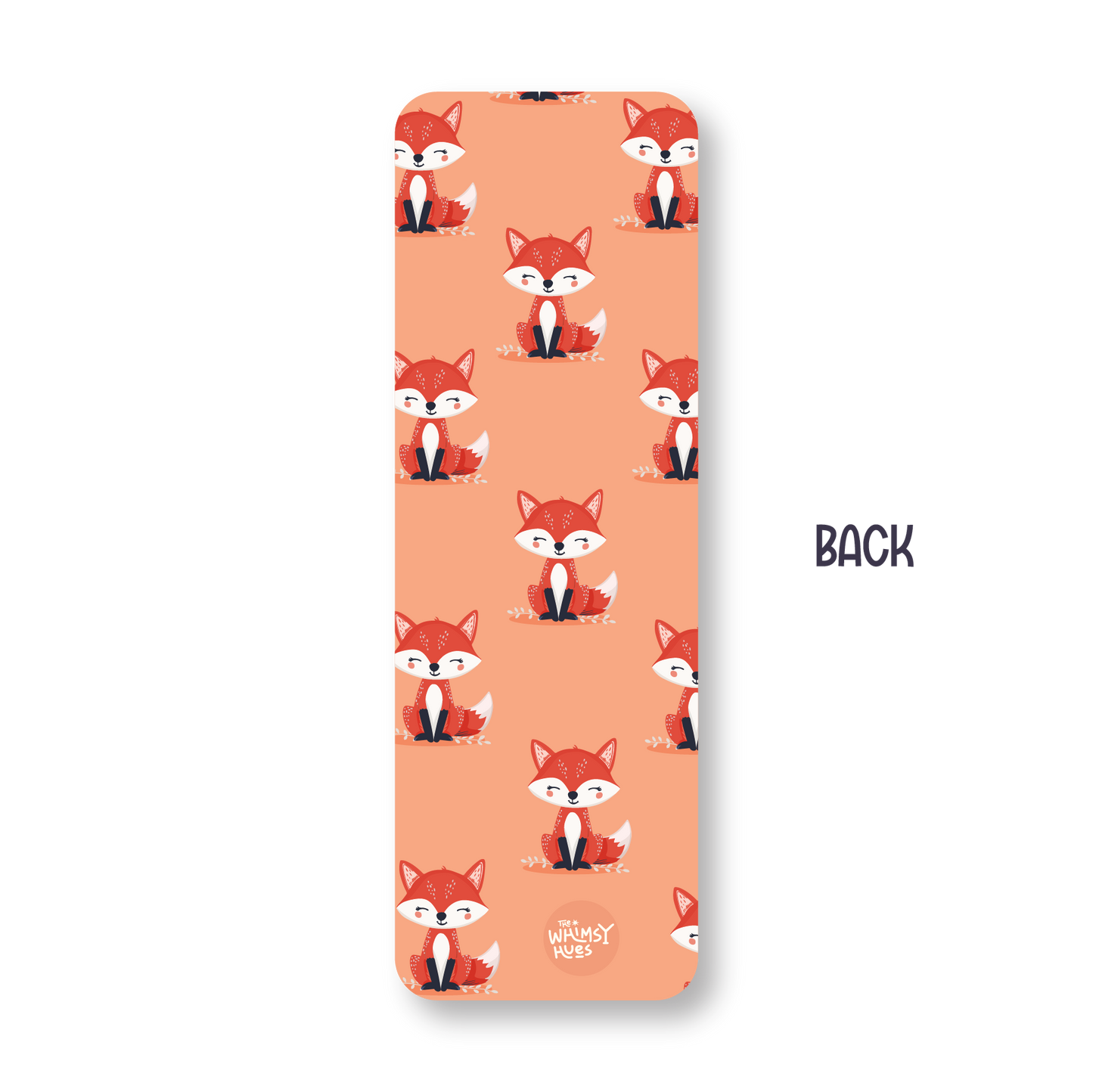 Fox - Double-Sided Chatty Traditional Bookmark