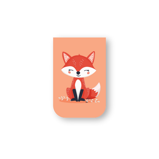 Fox - Chatty Double-Sided Magnetic Bookmark