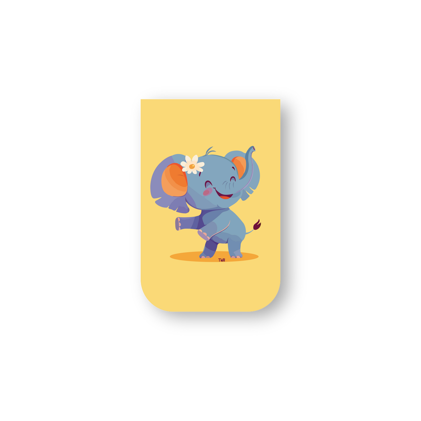 Elephant - Chatty Double-Sided Magnetic Bookmark