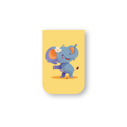 Elephant - Chatty Double-Sided Magnetic Bookmark