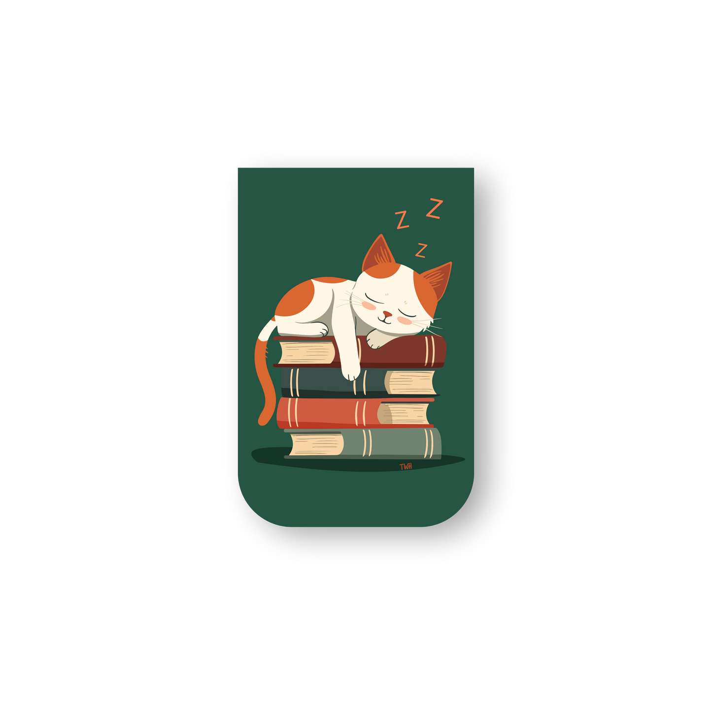 Cat - Chatty Double-Sided Magnetic Bookmark