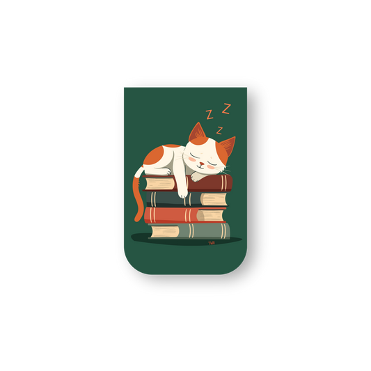 Cat - Chatty Double-Sided Magnetic Bookmark