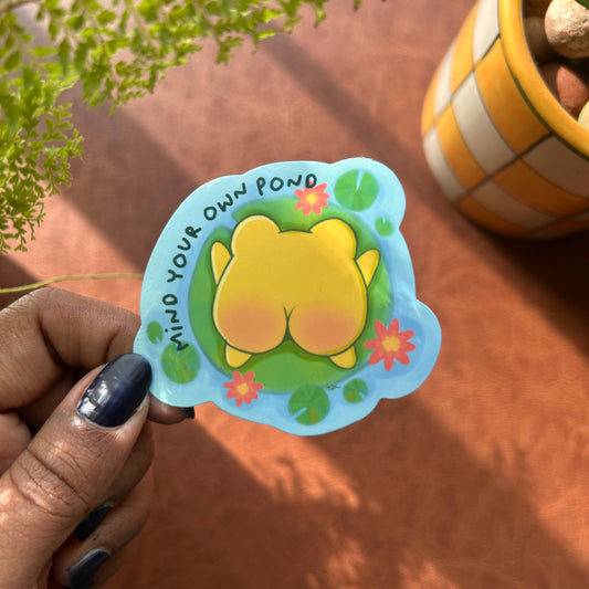 Frog Butt - Sticker