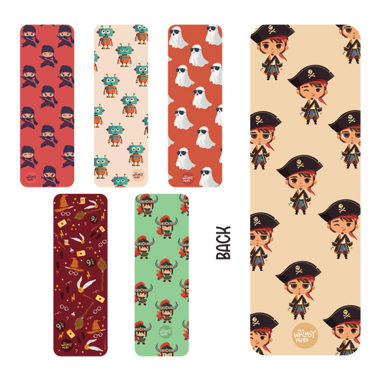 Set of 6 Characters - Chatty Traditional Bookmarks - Double-sided