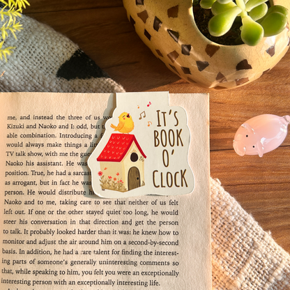 Book O Clock - Magnetic Bookmark