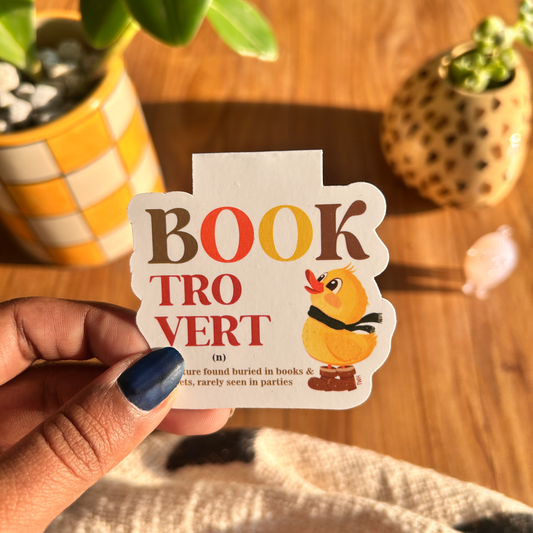 Booktrovert - Magnetic Bookmark