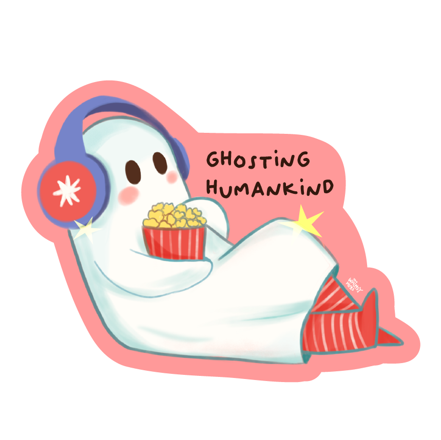 Ghosting everyone - Sticker