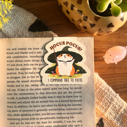 Hocus Pocus - Hamster Magnetic Bookmark