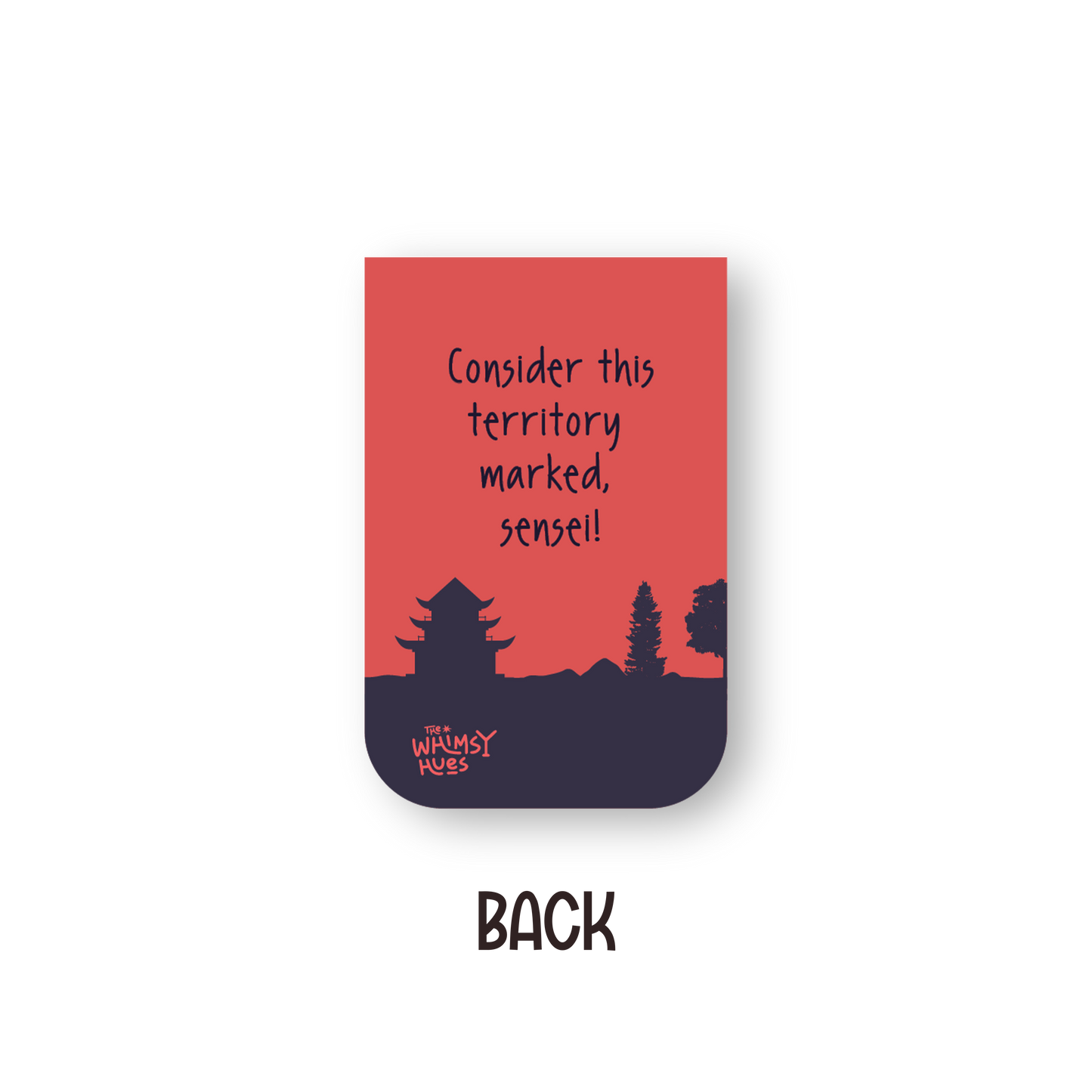 Ninja - Chatty Double-Sided Magnetic Bookmark