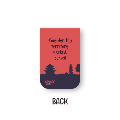 Ninja - Chatty Double-Sided Magnetic Bookmark