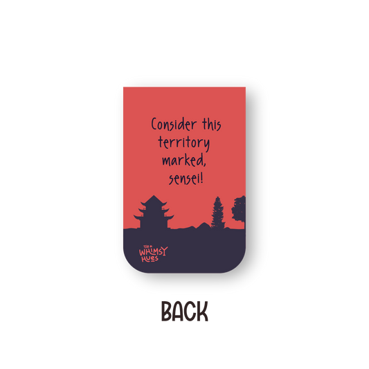 Ninja - Chatty Double-Sided Magnetic Bookmark