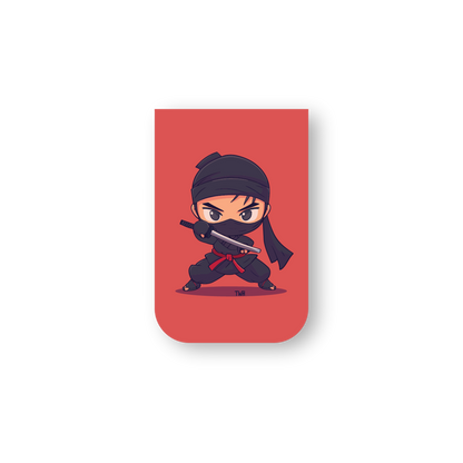 Ninja - Chatty Double-Sided Magnetic Bookmark