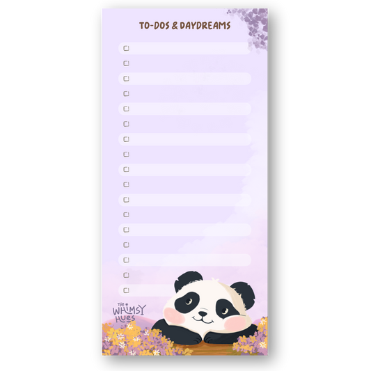 To-Dos & Daydreams - Panda Listpad