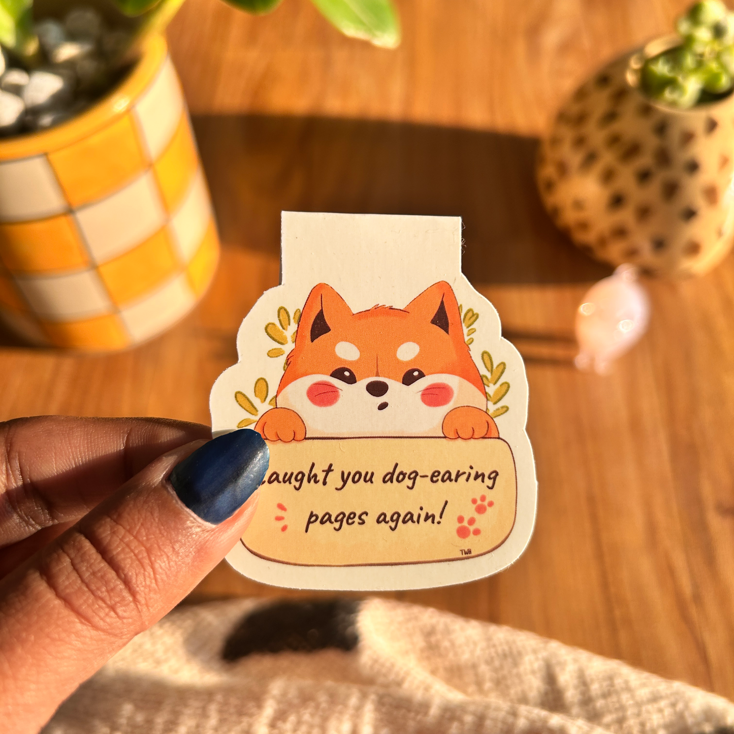 Cozy Chums Magnetic Bookmarks - Set of 6
