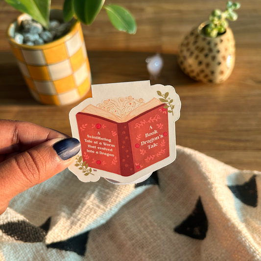 A Book Dragon's Tale - Magnetic Bookmark