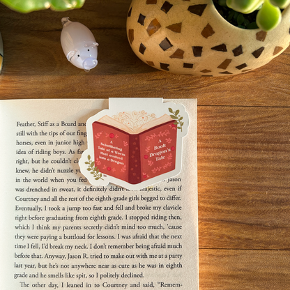 A Book Dragon's Tale - Magnetic Bookmark