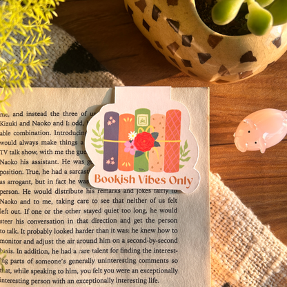 Bookish Vibes Only - Magnetic Bookmark