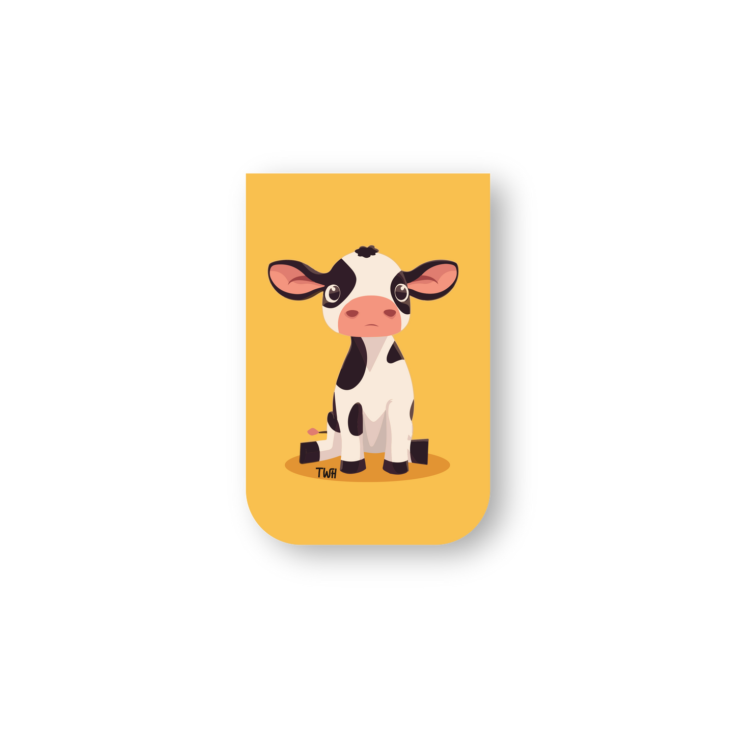 Cow - Chatty Double-Sided Magnetic Bookmark