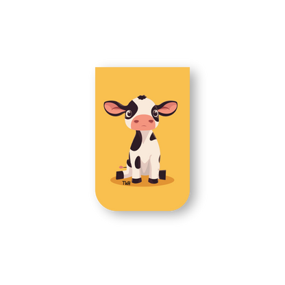 Cow - Chatty Double-Sided Magnetic Bookmark