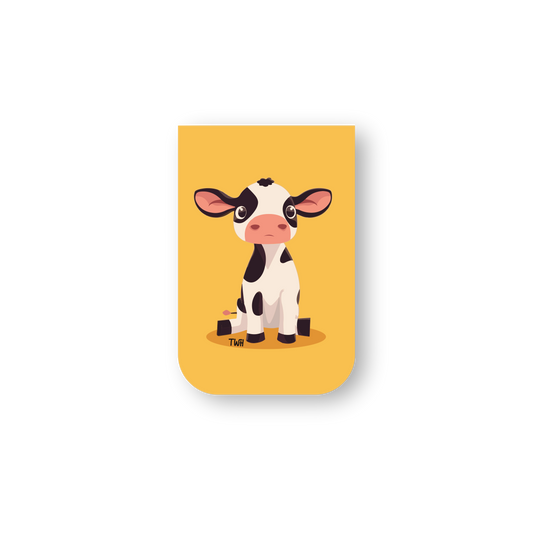 Cow - Chatty Double-Sided Magnetic Bookmark