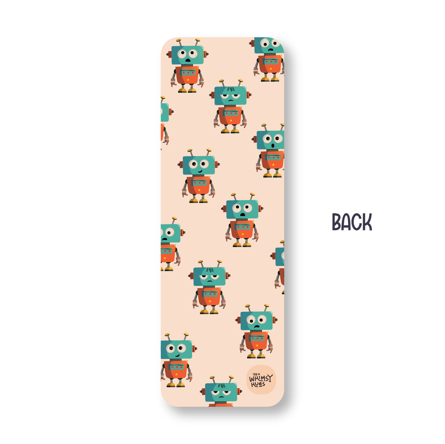 Silly Bot - Double-Sided Chatty Traditional Bookmark