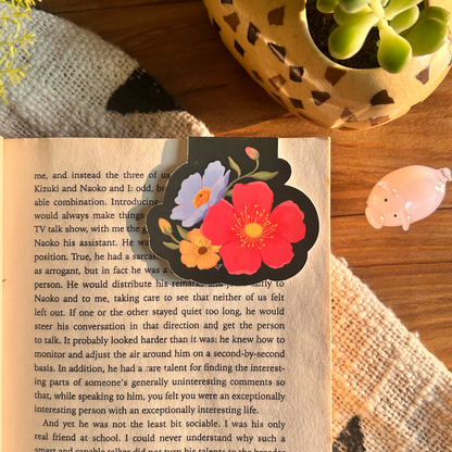 Petal Power - Floral Magnetic Bookmark