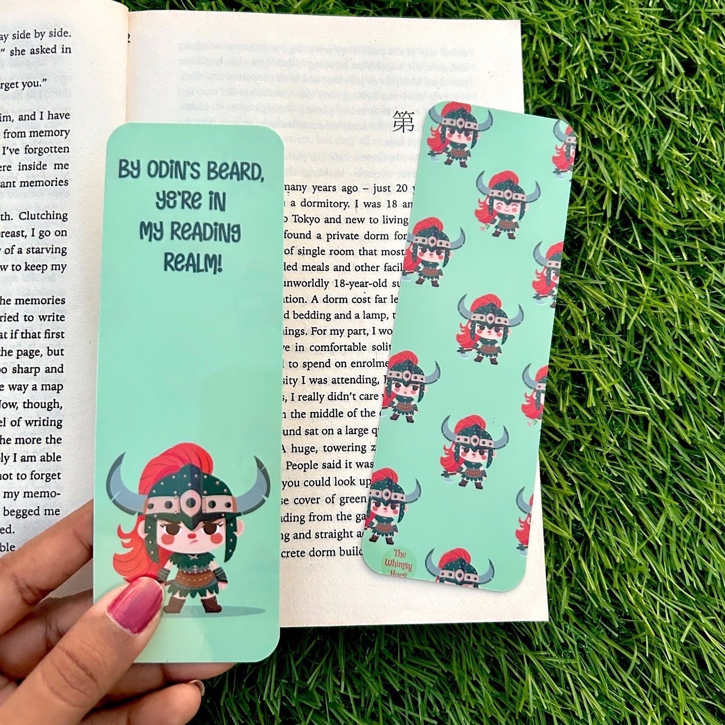 Viking - Double-Sided Chatty Traditional Bookmark