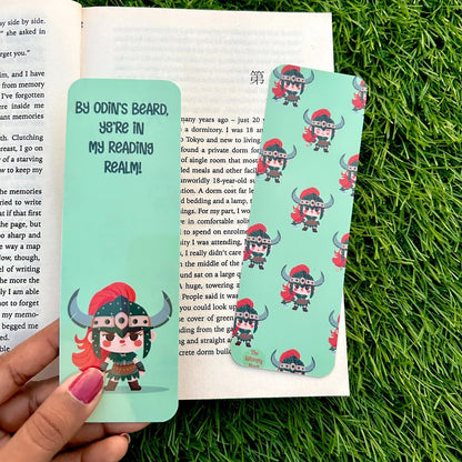 Viking - Double-Sided Chatty Traditional Bookmark
