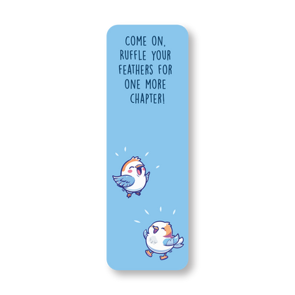 Bird - Double-Sided Chatty Traditional Bookmark