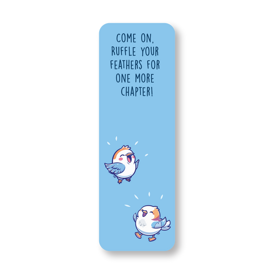 Bird - Double-Sided Chatty Traditional Bookmark