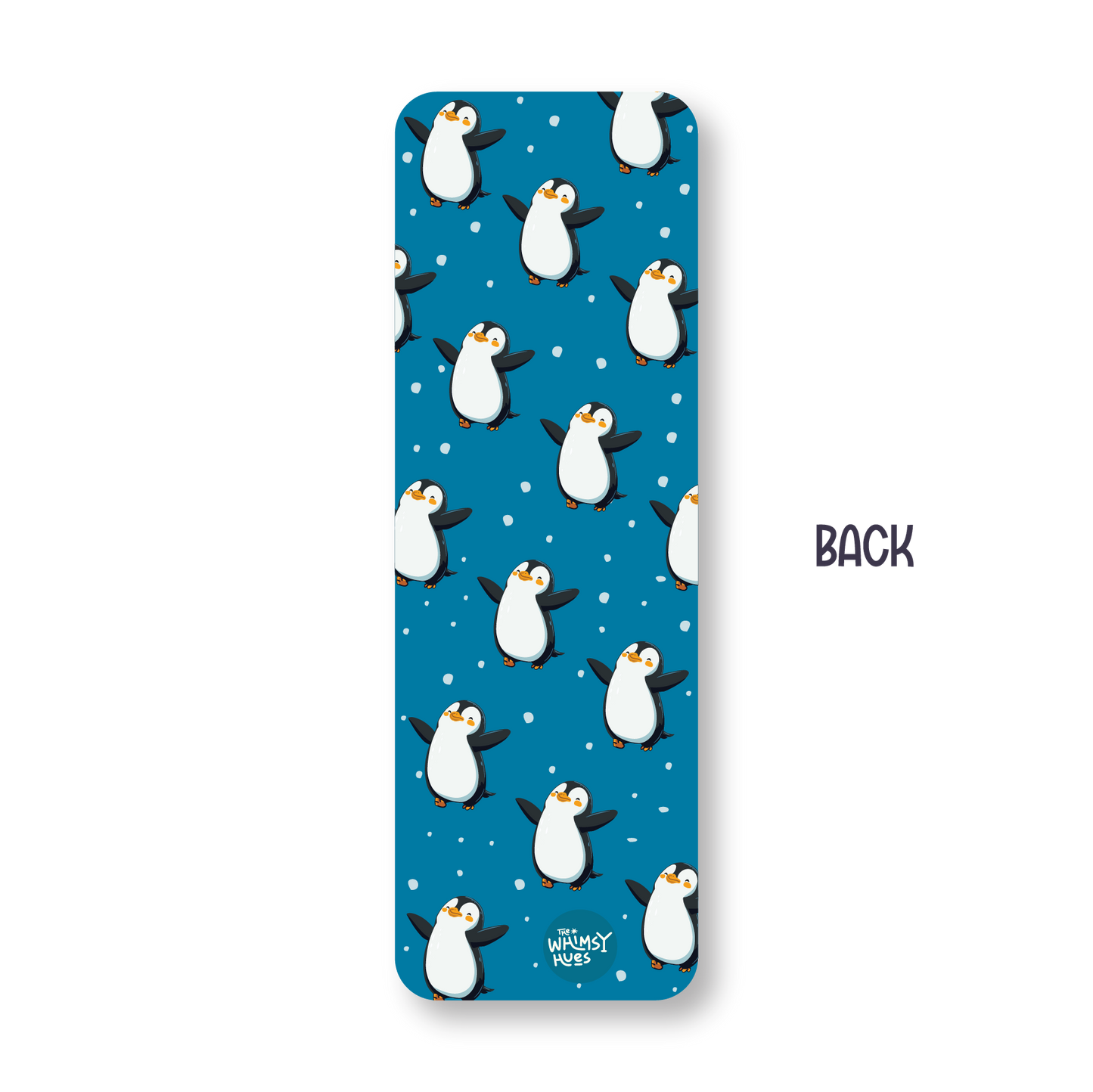 Penguin - Double-Sided Chatty Traditional Bookmark