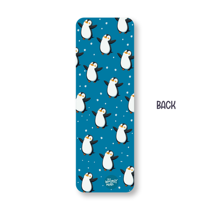 Penguin - Double-Sided Chatty Traditional Bookmark