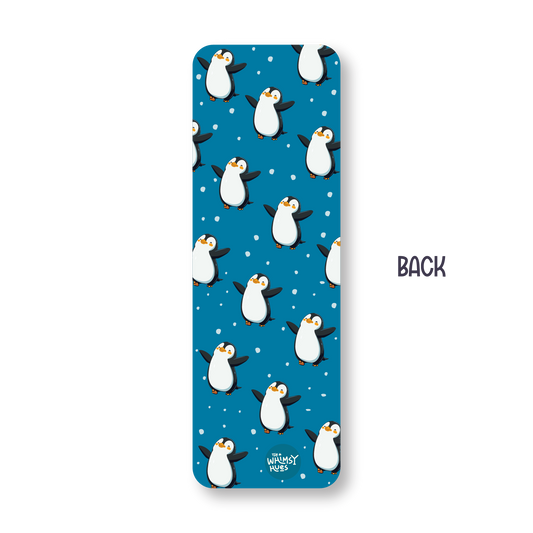 Penguin - Double-Sided Chatty Traditional Bookmark