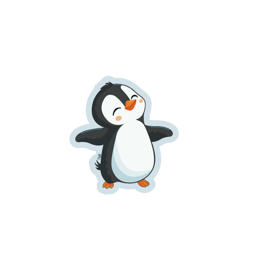 Mama and Baby Penguins