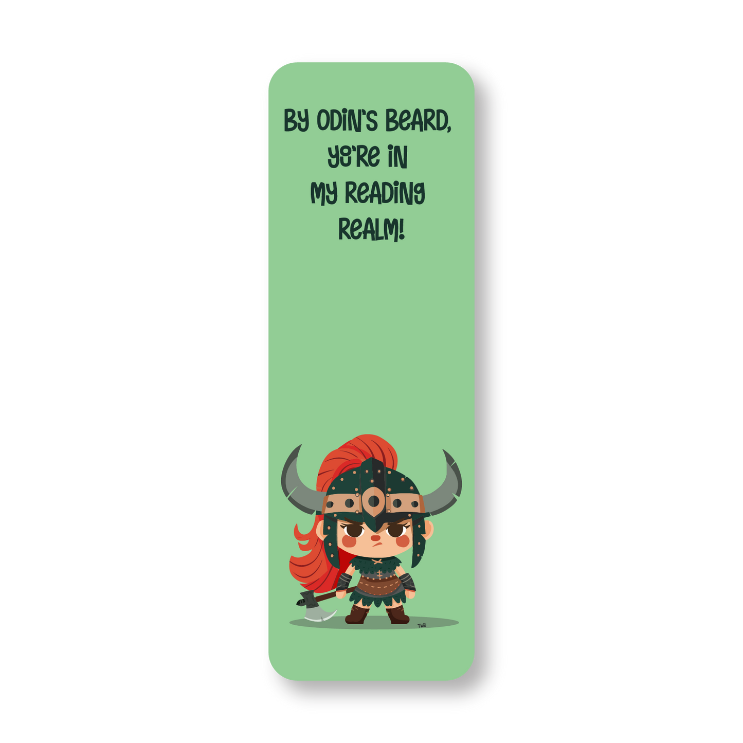 Viking - Double-Sided Chatty Traditional Bookmark