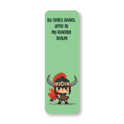 Viking - Double-Sided Chatty Traditional Bookmark