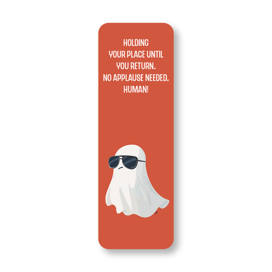 Ghost - Double-Sided Chatty Traditional Bookmark