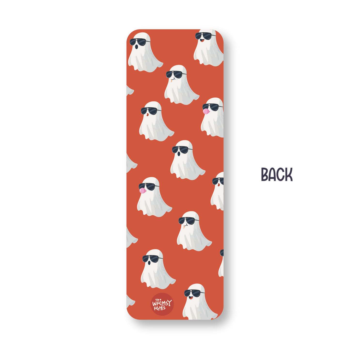 Ghost - Double-Sided Chatty Traditional Bookmark