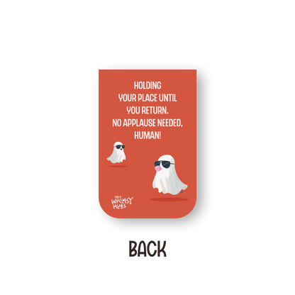 Ghost - Chatty Double-Sided Magnetic Bookmark