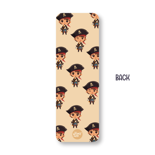 Pirate - Double-Sided Chatty Traditional Bookmark