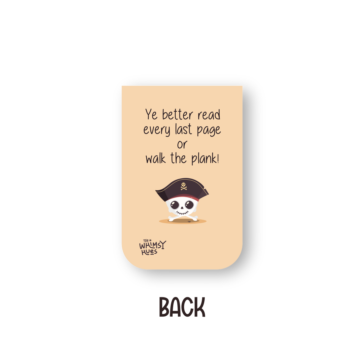 Pirate - Chatty Double-Sided Magnetic Bookmark