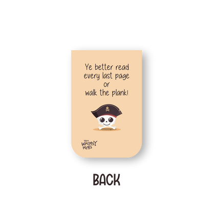 Pirate - Chatty Double-Sided Magnetic Bookmark