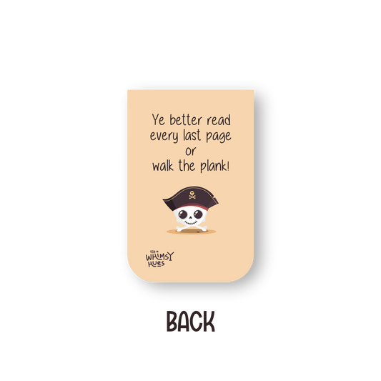 Pirate - Chatty Double-Sided Magnetic Bookmark