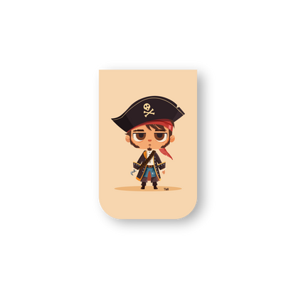Pirate - Chatty Double-Sided Magnetic Bookmark
