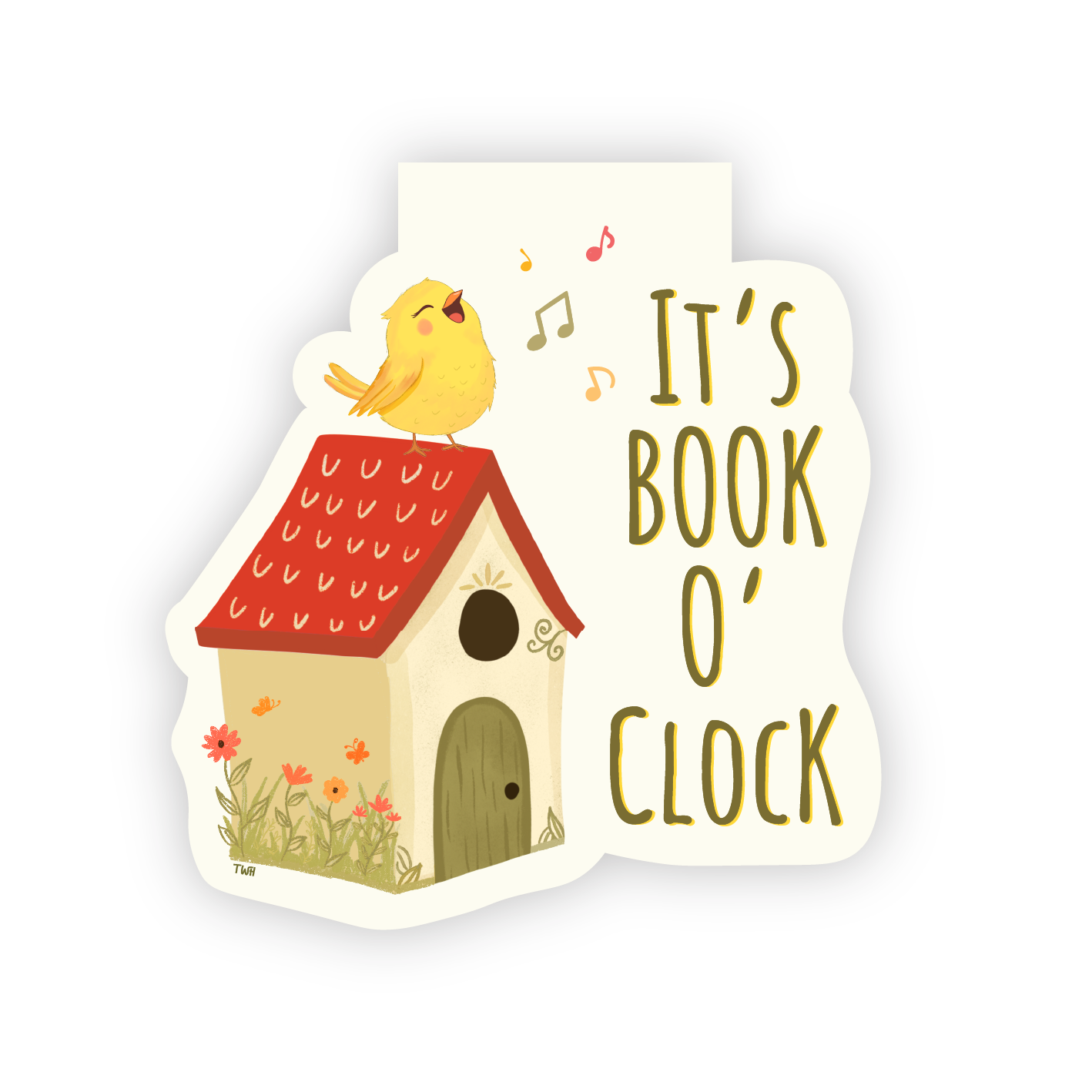Book O Clock - Magnetic Bookmark