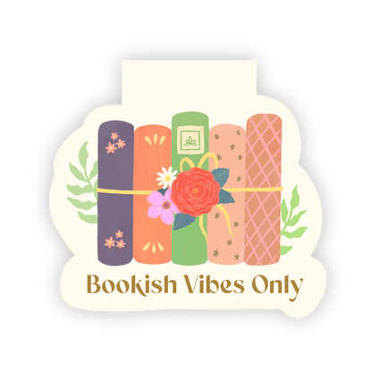 Bookish Vibes Only - Magnetic Bookmark