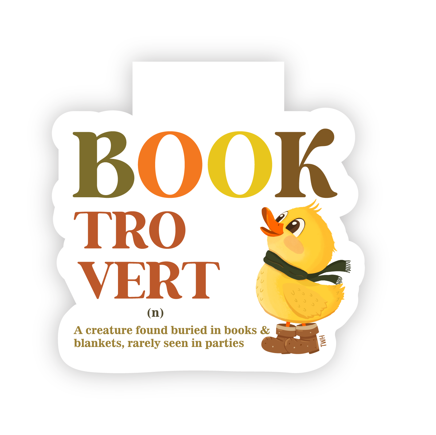 Booktrovert - Magnetic Bookmark