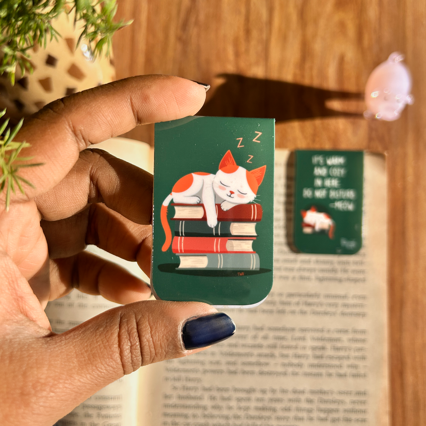 Chatty Magnetic Bookmarks - Cute Animals - Set of 6