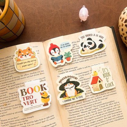 The Ultimate Bookish Set of 12 Magnetic Bookmarks